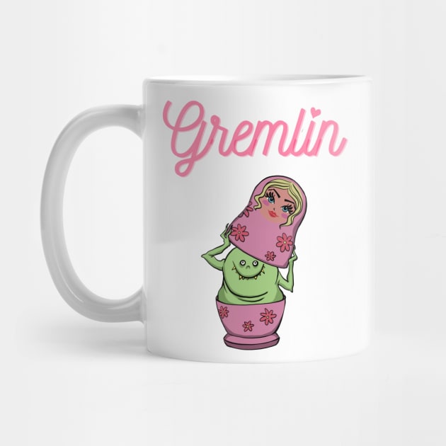 Gremlin -Funny Feminine design by The Green Fiber